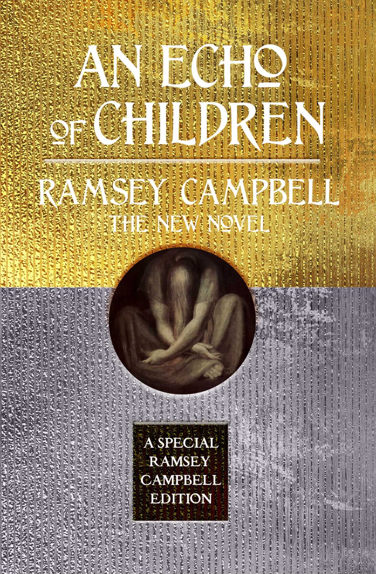 Cover of Ramsey Campbell's An Echo of Children. New horror novel published by Flame Tree Press.